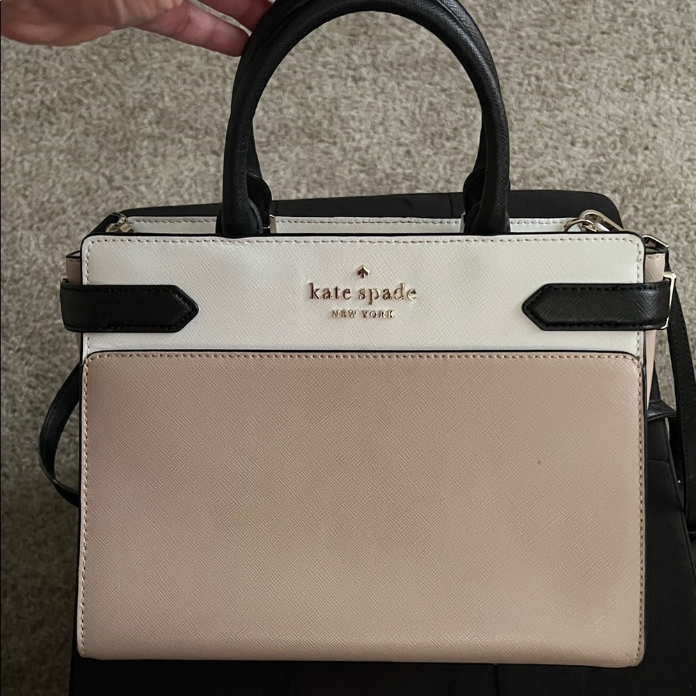 Kate Spade Black, Cream, and Tan Satchel